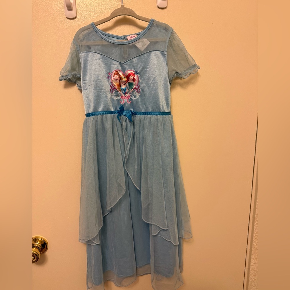 Disney Blue Kids Dress with Character Print
